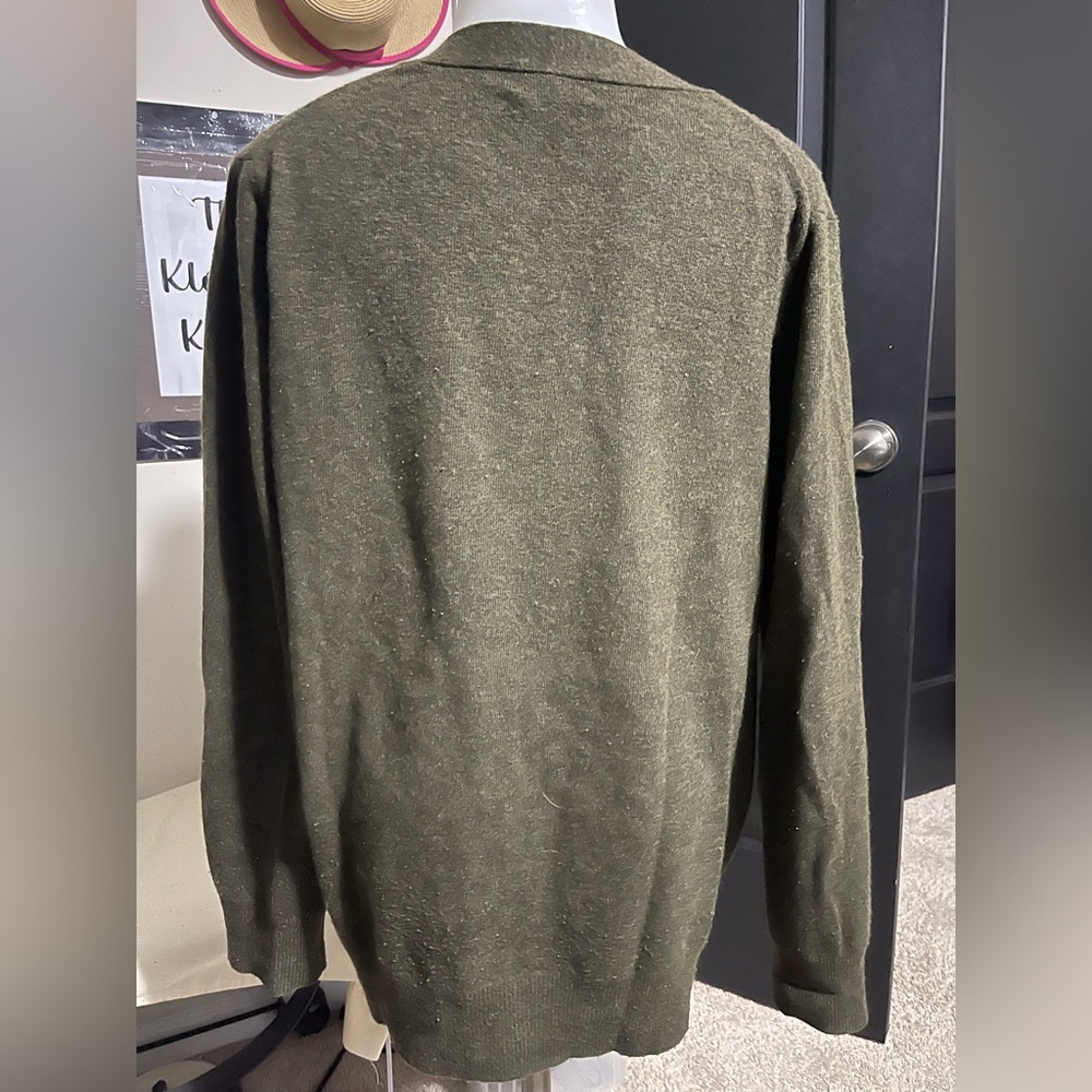J. Crew women’s Forest Green Cardigan - Picture 5 of 5